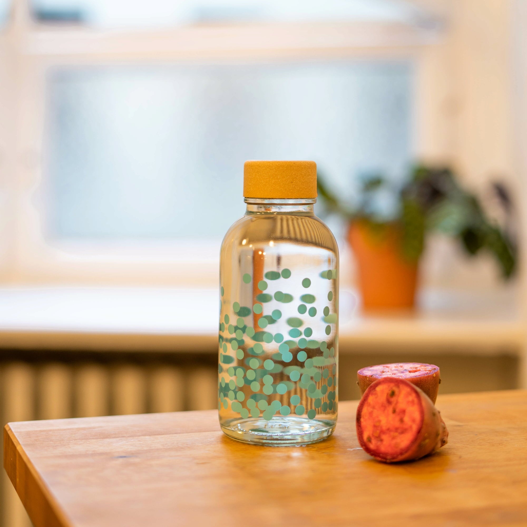 CARRY Bottle Butelka szklana PURE HAPPINESS 0,4 l - 1 szt.