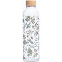 CARRY Bottle Glazen Fles FLOWER RAIN - 700 ml