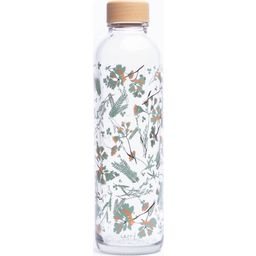 CARRY Bottle Botella de Cristal - FLOWER RAIN, 0,7 L - 1 pieza