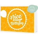 Nice Birthday - Geschenk-Gutschein zum Selberdrucken - 