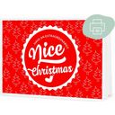 Nice Christmas - Bon podarunkowy do samodzielnego wydrukowania - Bon upominkowy 