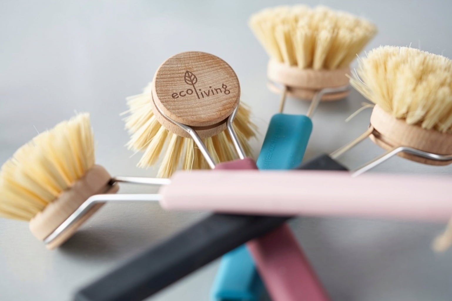 ecoLiving Spülbürste mit wechselbarem Kopf
