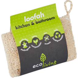 ecoLiving Loofah for Kitchen & Bath - 1 Pc