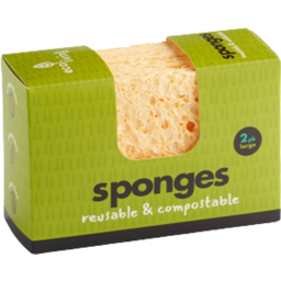 ecoLiving Compostable Sponge - Large 2 Pack