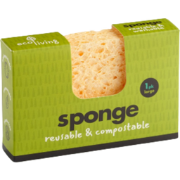 ecoLiving Compostable Sponge - Large Single
