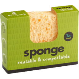 ecoLiving Compostable Sponge - Wavy Single