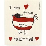 OWOSCHFETZN Bayeta de Cocina "I am from Austria"
