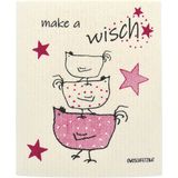 OWOSCHFETZN "Berta Hen - Make a wish" Sponge Cloth 