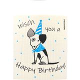 Paño de Cocina - "Lucky Dog, Happy Birthday!"