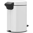 brabantia Pattumiera a Pedale - Newicon, 3 L - White