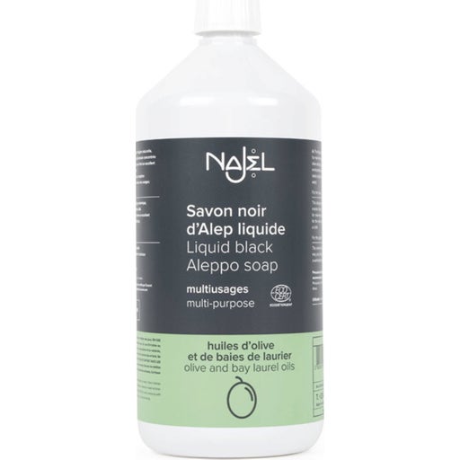 Najel Aleppo Schwarze-Flüssigseife Olive - 1 l