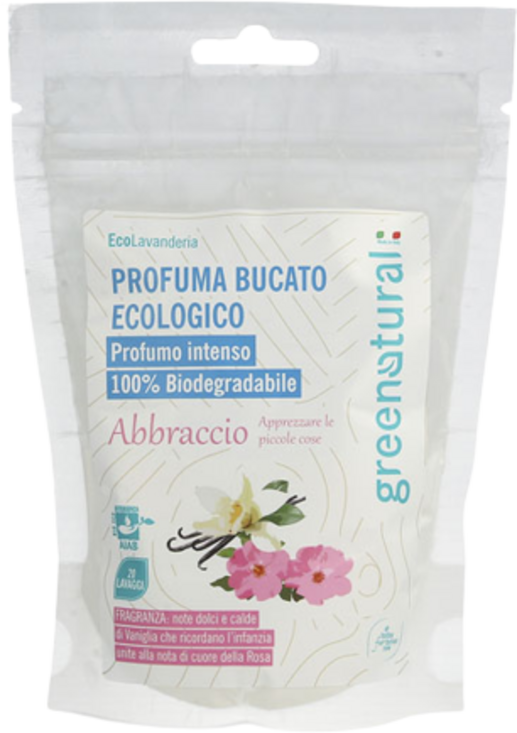greenatural Parfum de Linge en Poudre - Vanille & Rose