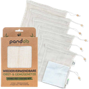 pandoo Fruit & Vegetable Nets - 6-piece set & bread bag 