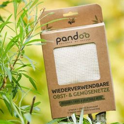 pandoo Filets pour Fruits & Légumes - Lot de 6 + sac à pain