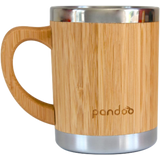 Šalica za kavu od bambusa i nehrđajućeg čelika