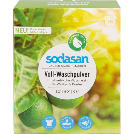 sodasan Vollwaschpulver Limette - 1,01 kg