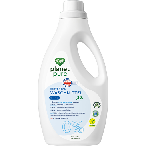 PLANET PURE Universalwaschmittel 0% OHNE - 30 W