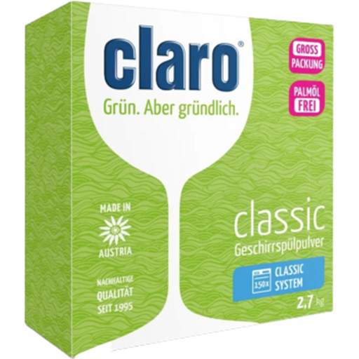 claro ÉCO Poudre Lave-Vaisselle - Classic - 2,70 kg