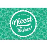 Ecosplendo Grußkarte - Nice Wishes