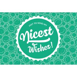 Ecosplendo Hälsningskort - Nice Wishes - Nice Wishes!