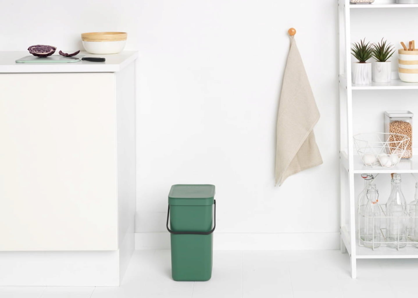 brabantia Pattumiera - Sort & Go, 12 L - Fir Green