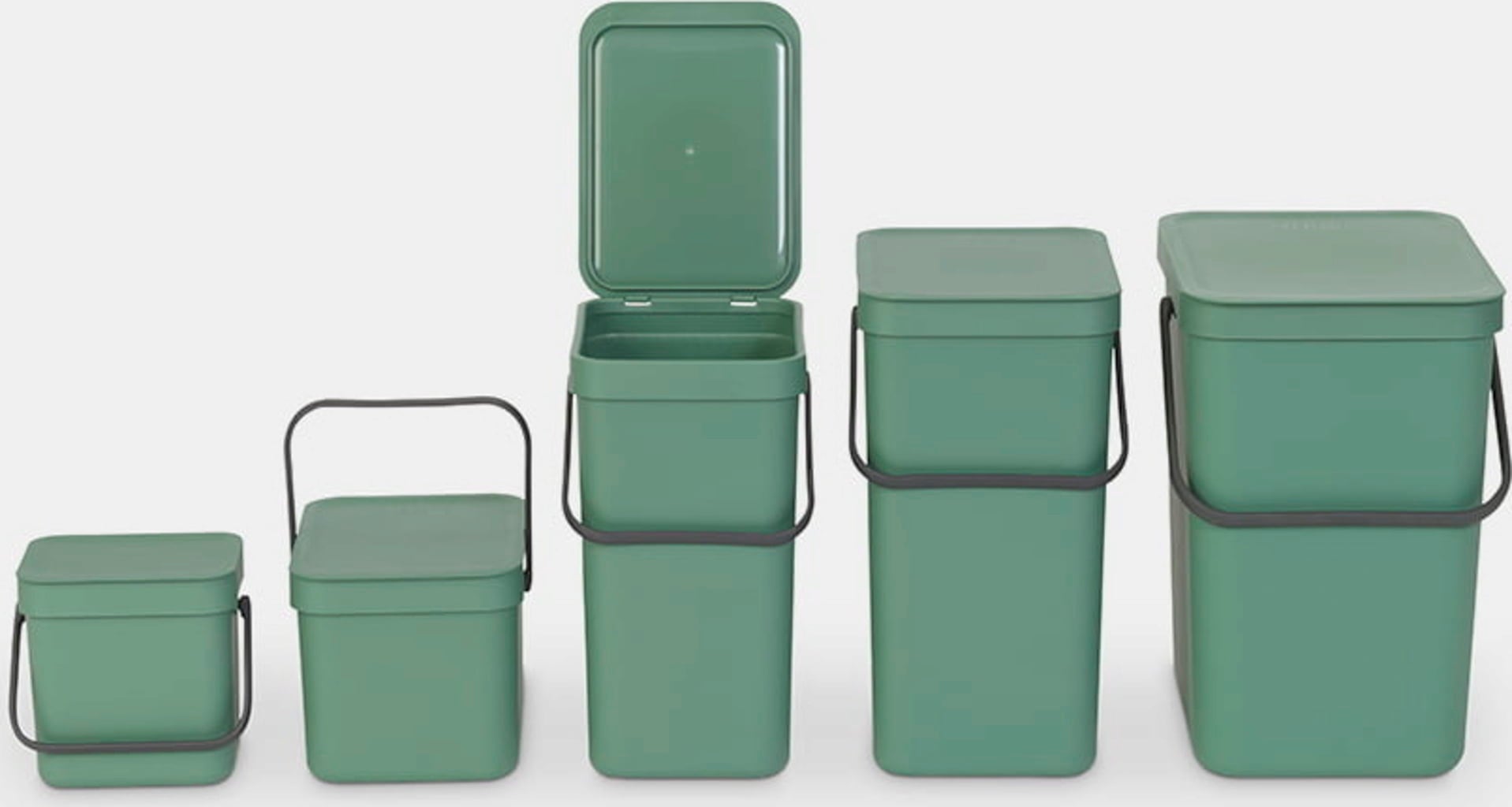 brabantia Pattumiera - Sort & Go, 12 L - Fir Green