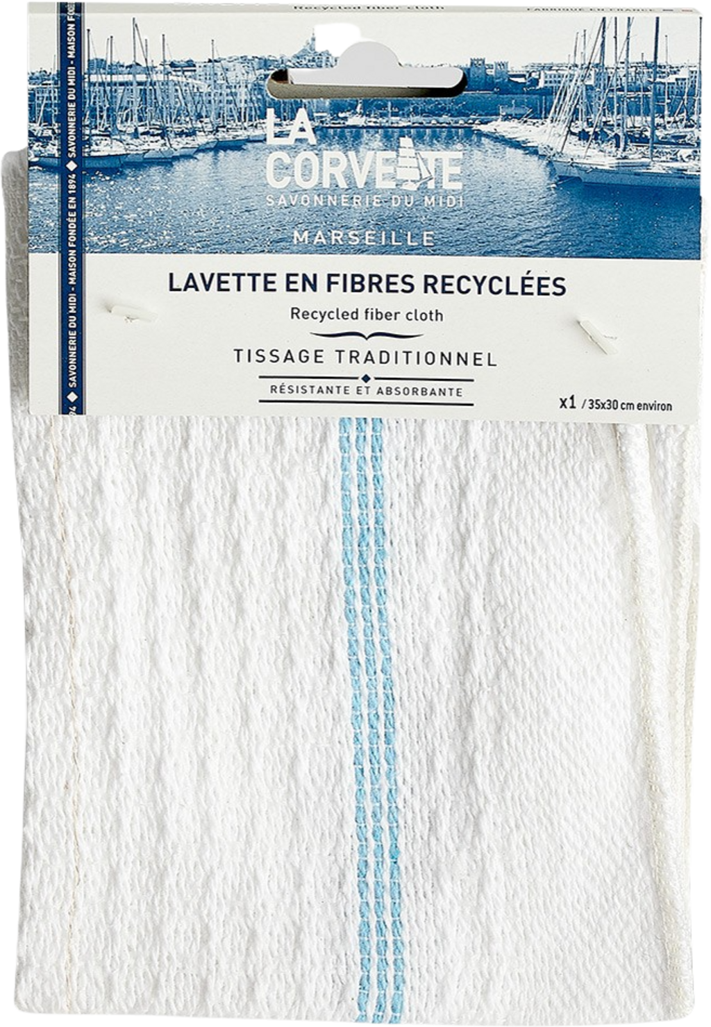La Corvette Tuch aus recycelten Fasern - 1 Stk