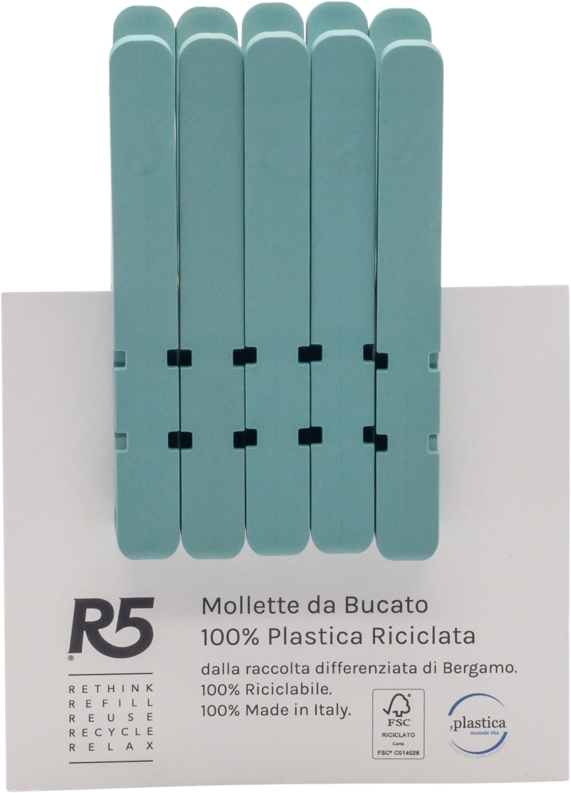 Wäscheklammern aus 100 % recyceltem Kunststoff