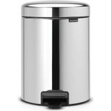 Cubo con Pedal Newicon, 5 Litros, Cubo Interior de Plástico