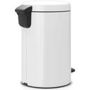 brabantia Treteimer Newicon 12 Liter - White