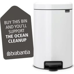 brabantia Treteimer Newicon 12 Liter - White