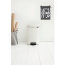 brabantia Treteimer Newicon 12 Liter - White