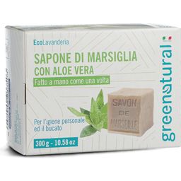 greenatural Savon de Marseille à l'Aloe Vera - 300 g