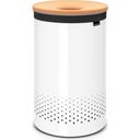 brabantia Laundry Box with Cork Lid - 60 Litres - White