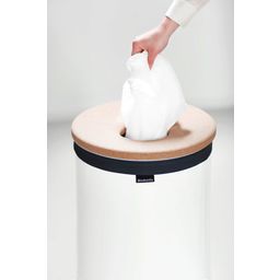 brabantia Laundry Box with Cork Lid - 60 Litres - White