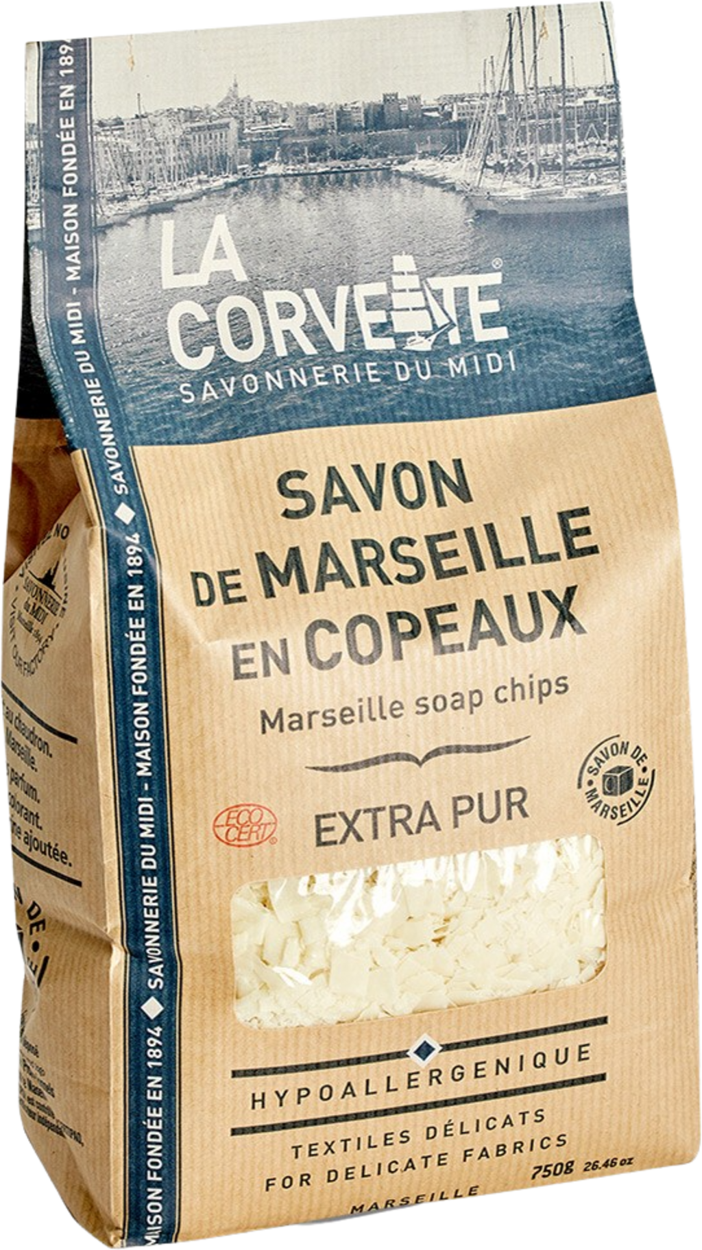 Scaglie di Sapone di Marsiglia Extra Puro - 750 g