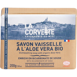Sapone Solido per Piatti - Bicarbonato e Aloe Vera - 200 g