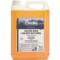 La Corvette Savon Noir Liquide - Amande - 5 L