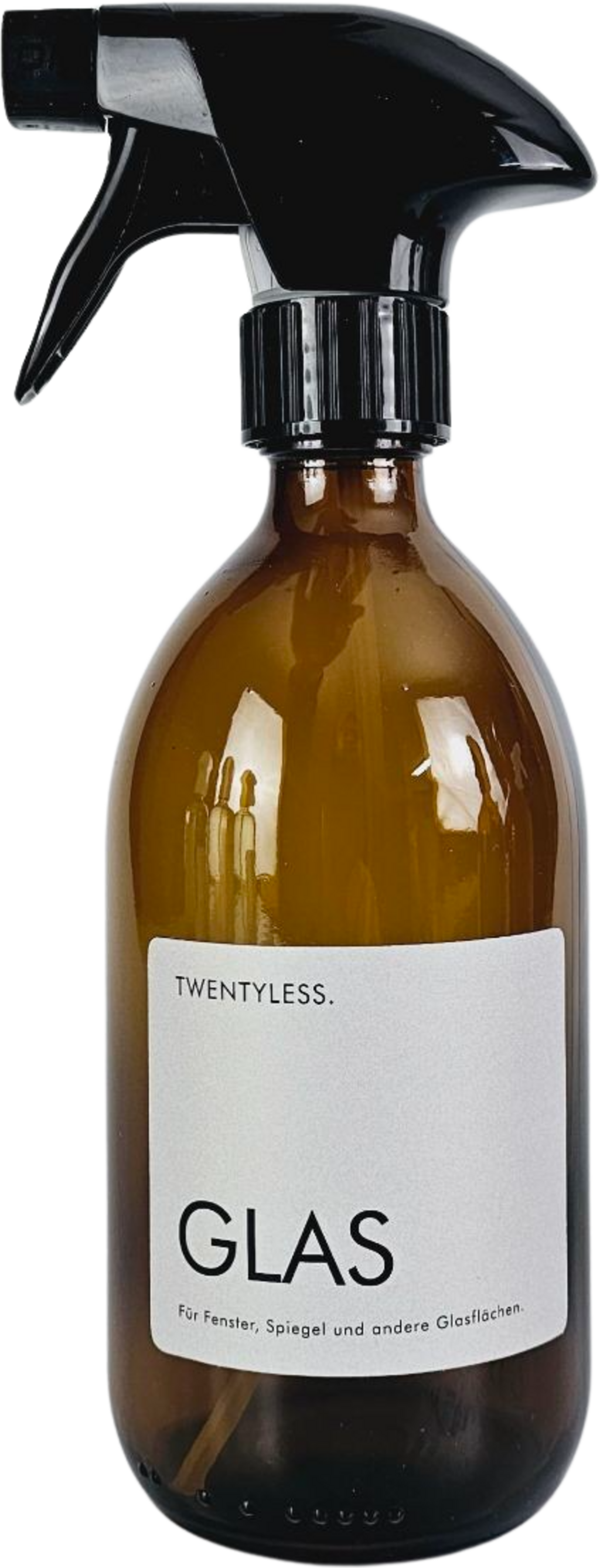 TWENTYLESS. 500 ml Amber Glass Spray Bottle 