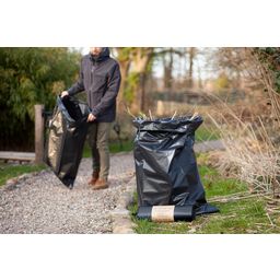 Heavy Duty Bin Liners Made from Recycled Material - Black 120 L