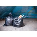 Velike vreče za smeti iz recikliranega materiala - Črna 120 l