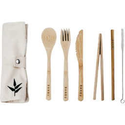 Set pribora za jelo od bambusa za višekratnu upotrebu - 1 set