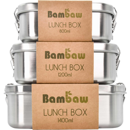 Bambaw Lunchbox mit Metalldeckel - 1200 ml