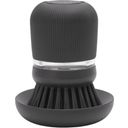 brabantia Dish Brush with Soap Dispenser - Dark Grey