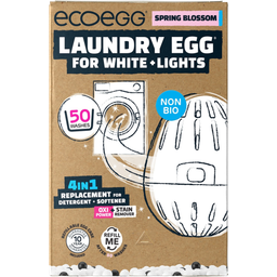 Laundry Egg 4 in 1 per Capi Bianchi e Chiari - 50 Lavaggi - Spring Blossom