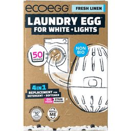 Laundry Egg 4 in 1 per Capi Bianchi e Chiari - 50 Lavaggi - Fresh Linen