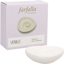 Spiral Fragrance Stone, Geglazuurde Onderkant - 1 Stuk