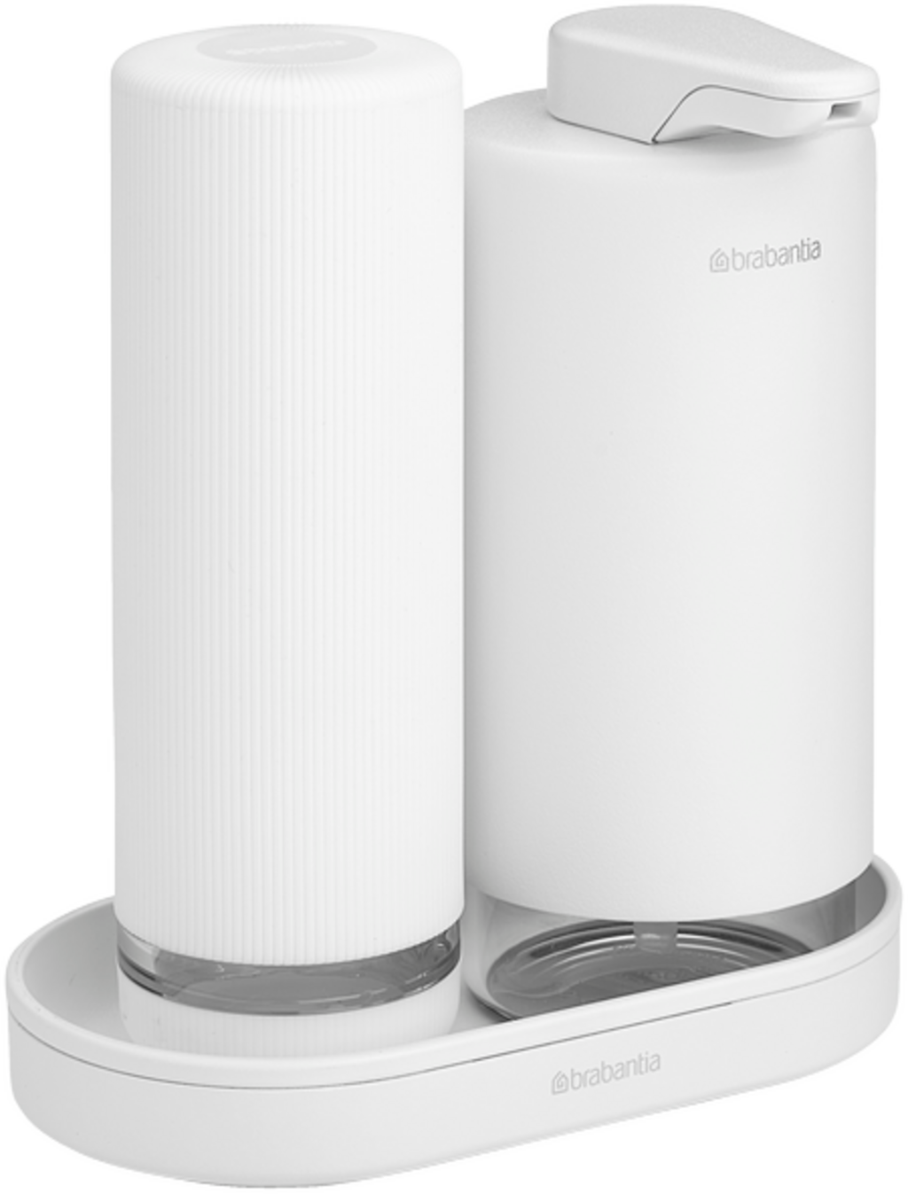 brabantia SinkStyle - Set di Dispenser per Sapone - Mineral Fresh White