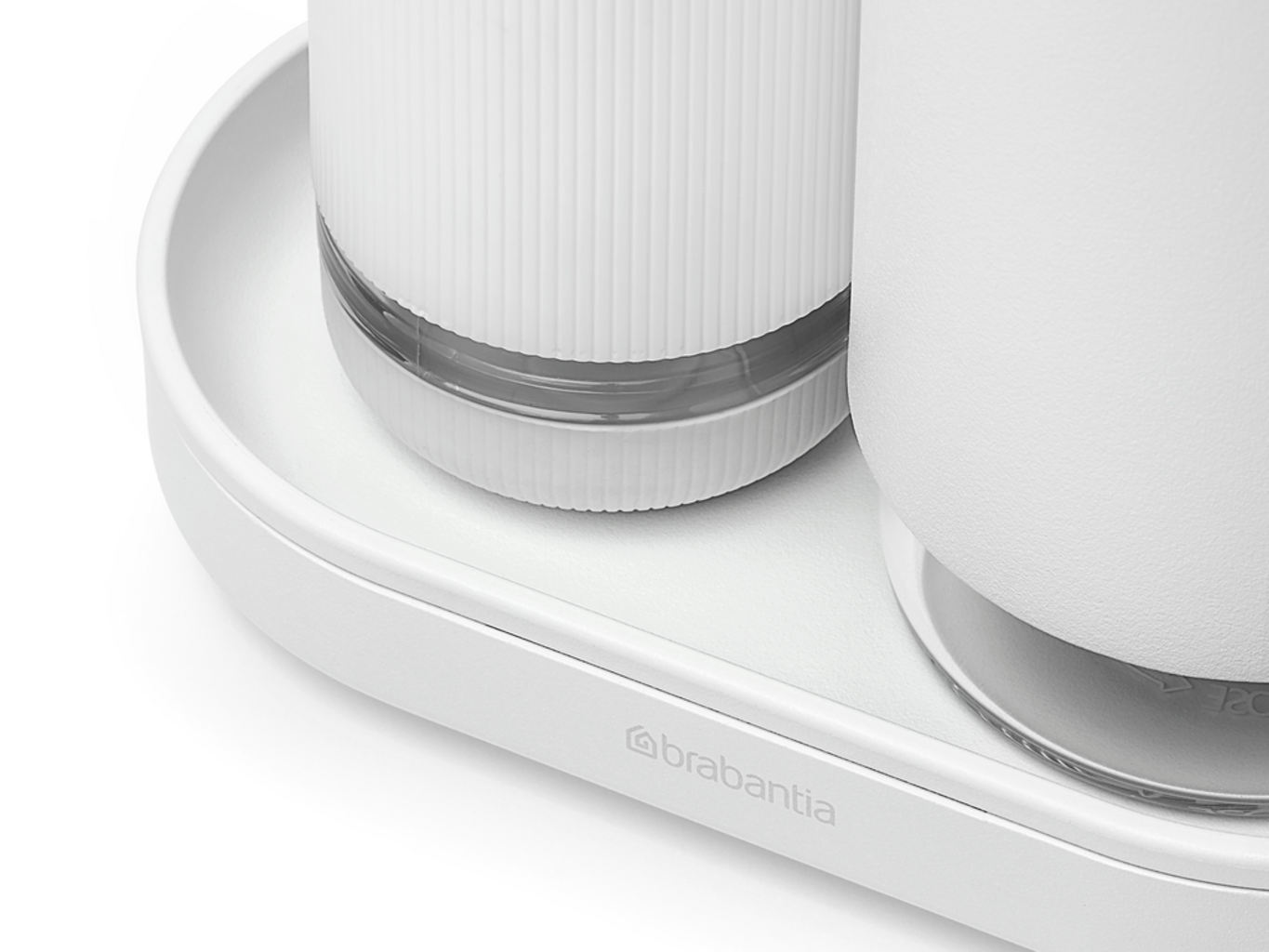 brabantia SinkStyle - Set di Dispenser per Sapone - Mineral Fresh White