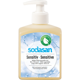 Organiczne mydło z olejkiem roślinnym w płynie sensitiv - 300 ml